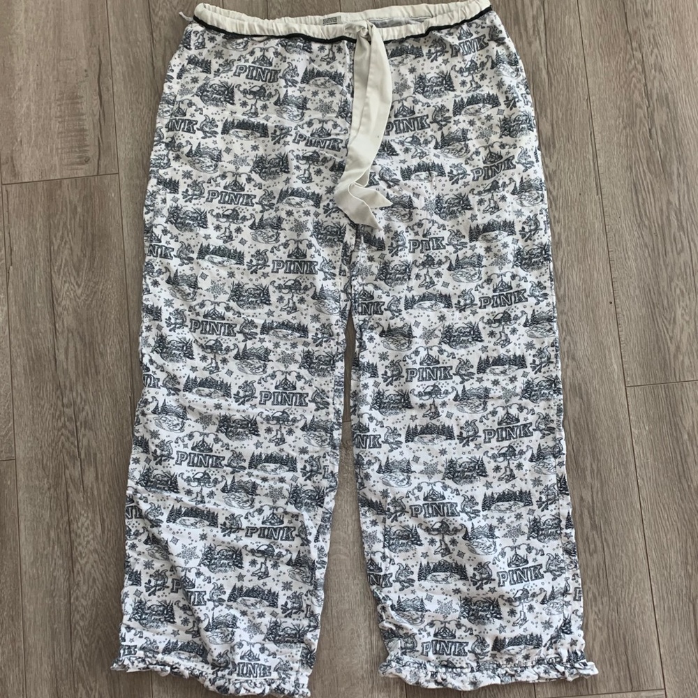 Pink! Flannel pj pants size medium